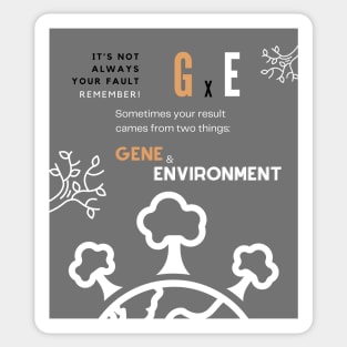 Plant Breeding Series #2 Gene By Environtment Sticker